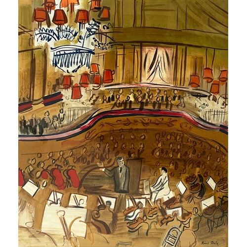 93 - RAOUL DUFY (1877-1953), 'Le Grand Concert', lithograph, 53cm x 44cm, framed, Provenance: The Redfern... 