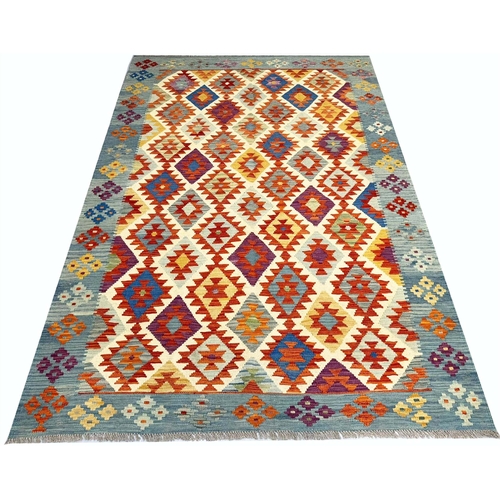 97 - FINE ANATOLIAN KILIM, 251cm x 177cm.