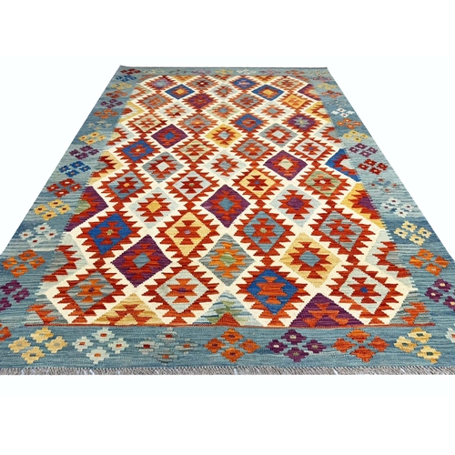 97 - FINE ANATOLIAN KILIM, 251cm x 177cm.