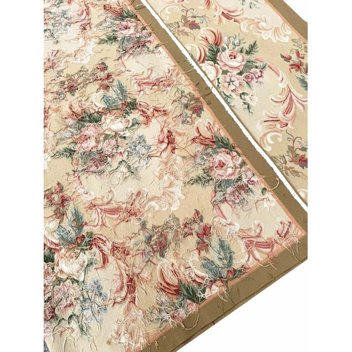 108 - FINE SAVONNERIE AUBUSSON CARPET, 314cm x 251cm.