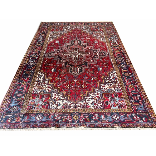 114A - HERIZ CARPET, 335cm x 224cm.