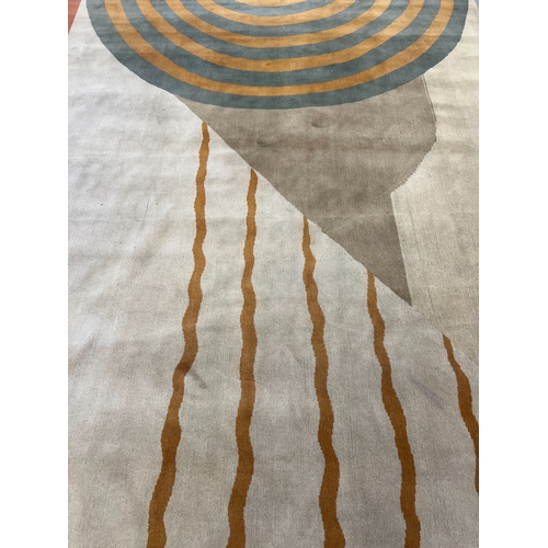 116 - TESSA KENNEDY CARPET, 326cm x 260cm, Art Deco design.