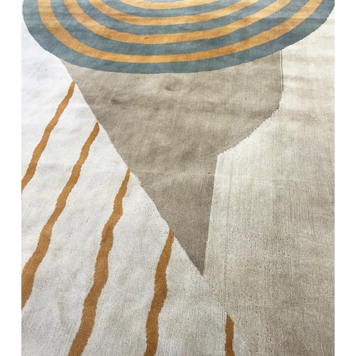 116 - TESSA KENNEDY CARPET, 326cm x 260cm, Art Deco design.