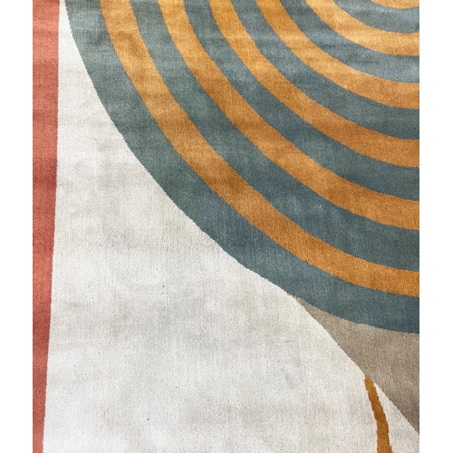 116 - TESSA KENNEDY CARPET, 326cm x 260cm, Art Deco design.