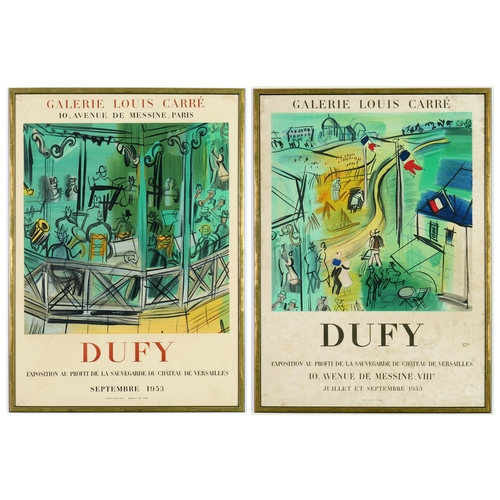 139 - RAOUL DUFY, a pair of French original lithographic posters, Le Concert et exposition pour Chateau de... 