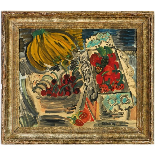 140 - RAOUL DUFY, Still life with Cherries, lithograph on arches paper, edition: 1000, signed in the plate... 