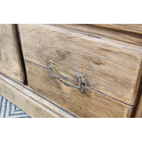 139 - EARLY 20TH CENTURY OAK AND PINE FILING CHEST, fitted with thirty drawers, 102cm H x 103cm x 52cm D.