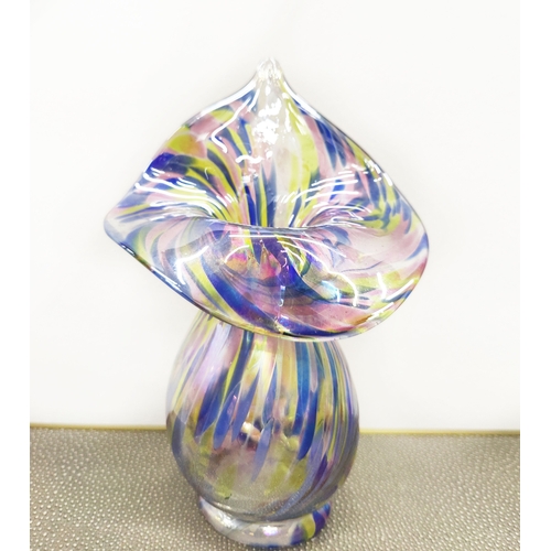 399 - MURANO STYLE VASES, a set of four, various styles and sizes, largest 41cm H. (4)