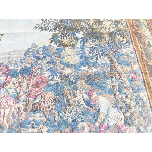 59 - VERDURE DESIGN FRENCH TAPESTRY, 235cm x 190cm.