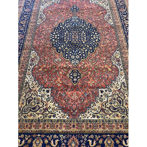 64 - TURKISH HEREKE STYLE CARPET, 300cm x 200cm.