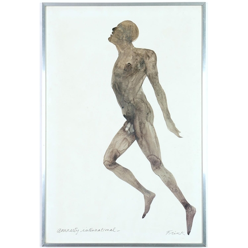 48 - ELISABETH FRINK, Running Man for Amnesty International, signed and dated in the plate, 1977, 74cm x ... 