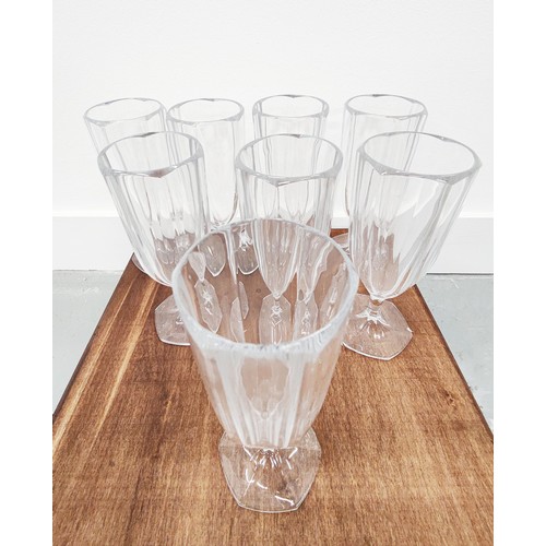 406 - LAUREN RALPH LAUREN DRINKING GLASSES, a set of eight, 21cm H. (8)