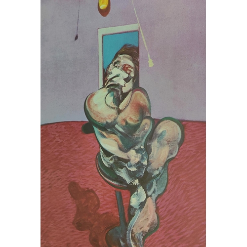 28 - FRANCIS BACON, 'George Dyer' lithograph, 35cm x 28cm, published Maeght 1966.