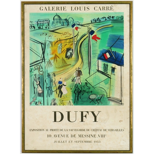 27 - RAOUL DUFY, a pair of French original lithographic posters, Le Concert et exposition pour Chateau de... 