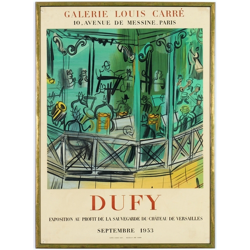 27 - RAOUL DUFY, a pair of French original lithographic posters, Le Concert et exposition pour Chateau de... 