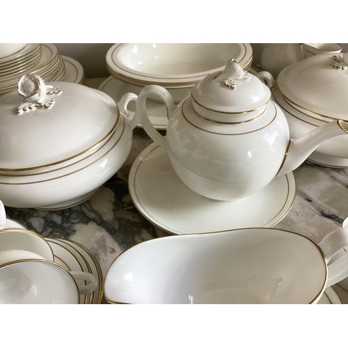 503 - DINNER SERVICE, English Fine Bone China Royal Worcester 'Contessa', twelve place, six piece settings... 