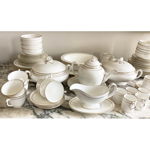 503 - DINNER SERVICE, English Fine Bone China Royal Worcester 'Contessa', twelve place, six piece settings... 