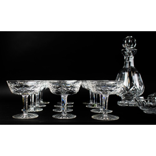 16 - WATERFORD GLASSWARE, a large collection comprising six champagne flutes, six white wine glasses, twe... 