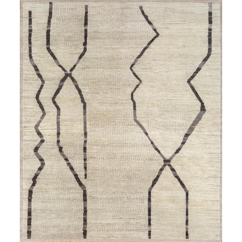 57 - FINE CONTEMPORARY MOROCCAN HIGH ATLAS DESIGN CARPET, 300cm x 248cm.