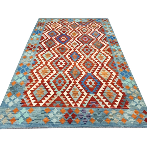 63 - FINE ANATOLIAN KILIM, 248cm x 173cm.