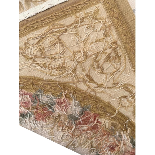 73 - FINE AUBUSSON SAVONNERIE DESIGN CARPET, 250cm x 167cm.