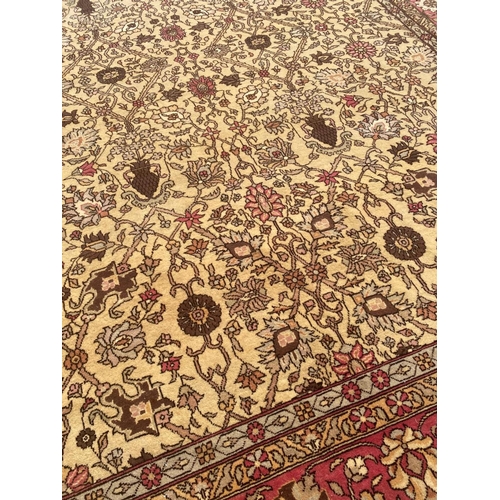 121 - POLONAISE DESIGN TURKISH CARPET, 390cm x 300cm.