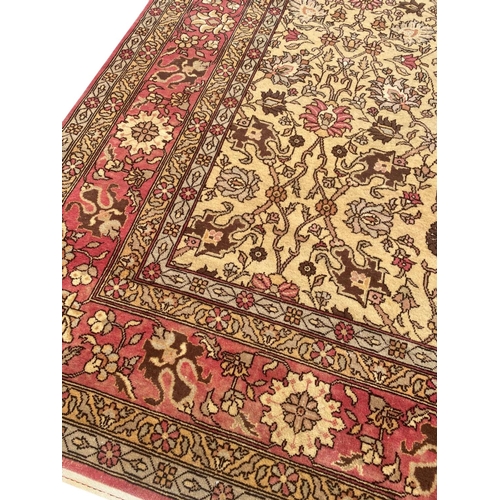 121 - POLONAISE DESIGN TURKISH CARPET, 390cm x 300cm.