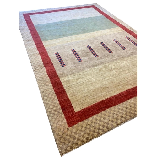 131 - ART DECO TIBETAN CARPET, 290cm x 200cm.