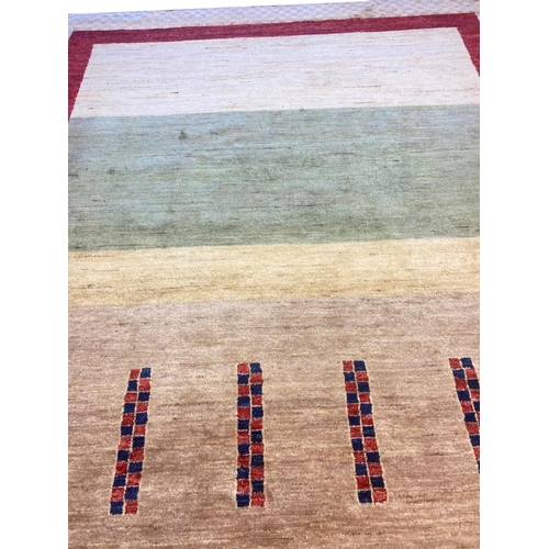 131 - ART DECO TIBETAN CARPET, 290cm x 200cm.