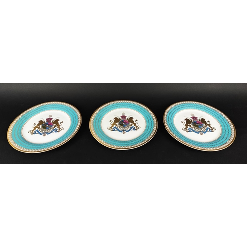 38 - SPODE 'THE IMPERIAL PLATE OF PERSIA', a set of three cabinet plates, commemorating 2500 years of Per... 