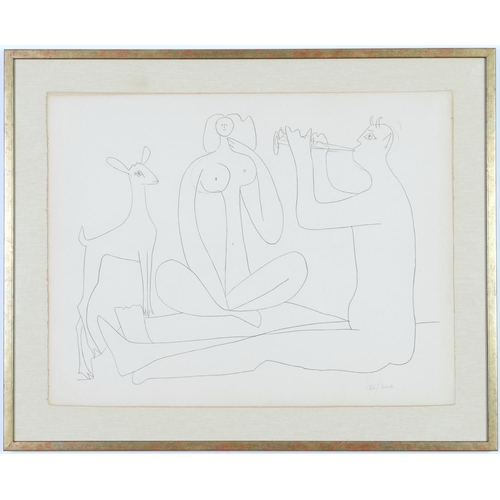 96 - PABLO PICASSO, numbered in pencil, edition: 200, lithograph on arches paper, suite: Mes Dessin d'Ant... 