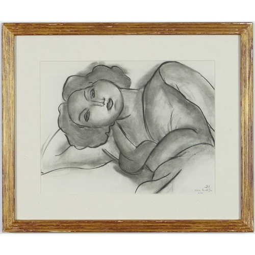 109 - HENRI MATISSE, 'Reclining woman D1', signed in the plate, collotype, limited edition:950, suite: The... 