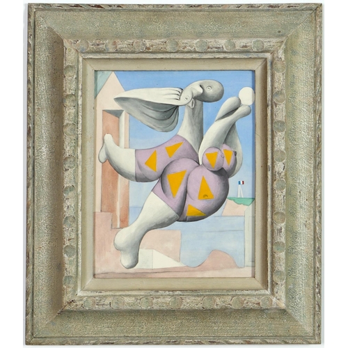 110 - PABLO PICASSO,'Bagnante Che Gioca Al Pallone', rare pochoir, 1955, limited edition: 200, suite: vent... 