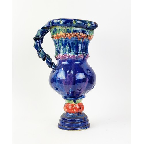 1 - AMANDA DUNCAN, 'Blueberry Fool' pottery jug, purchased from The Federation of British Artists Christ... 