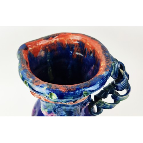 1 - AMANDA DUNCAN, 'Blueberry Fool' pottery jug, purchased from The Federation of British Artists Christ... 