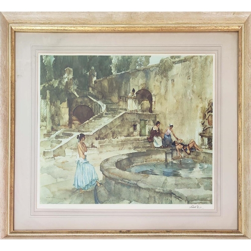 83 - SIR WILLIAM RUSSEL FLINT(1880-1969), a set of three lithographs, signed in pencil and blind stamped,... 