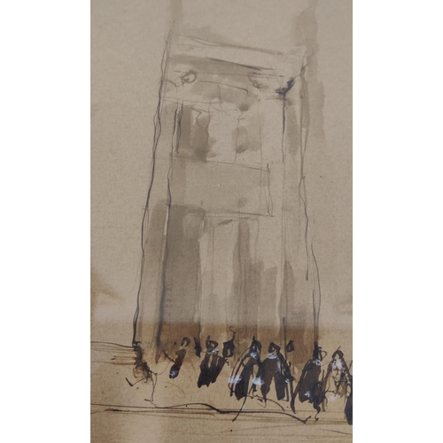 65 - PATRICK NORMAN HAMILTON (1923-2008), 'Knights of Malta entering St Peters, Rome', signed and dated 8... 