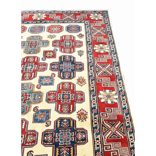 100 - FINE KAZAK RUG, 240cm x 167cm.