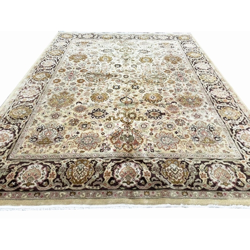 104 - FINE AGRA CARPET, 300cm x 235cm.