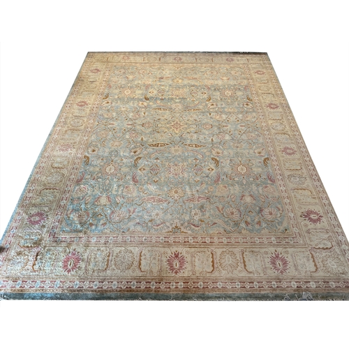 107 - PERSIAN GAROUS DESIGN CARPET, 358cm x 272cm.