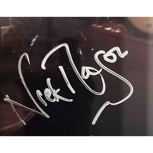 60 - PINK FLOYD SIGNED 1967 PHOTO BY NICK MASON (DRUMMER), with photo of Nick Mason signing this photo 1/... 