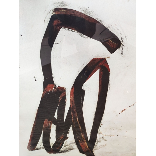 83 - AFTER BERNAR VENET (French, b.1941), lithograph, framed, purchased from Talisman, 127cm high, 93cm w... 