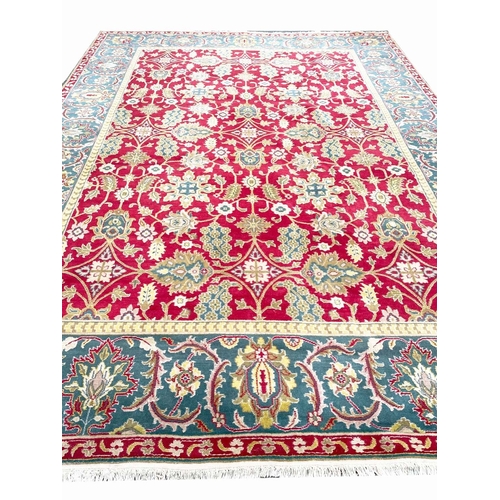 99 - FINE AGRA CARPET, 370cm x 270cm.