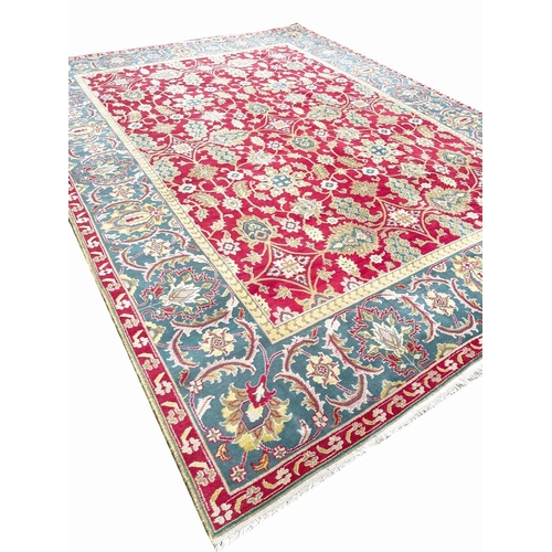 99 - FINE AGRA CARPET, 370cm x 270cm.