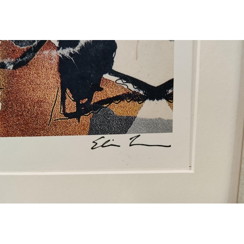 49 - EDDIE LAWRENCE, for the Trowbridge Gallery, 'Mick Jagger', signed and numbered 16/50, 69cm x 79cm, f... 