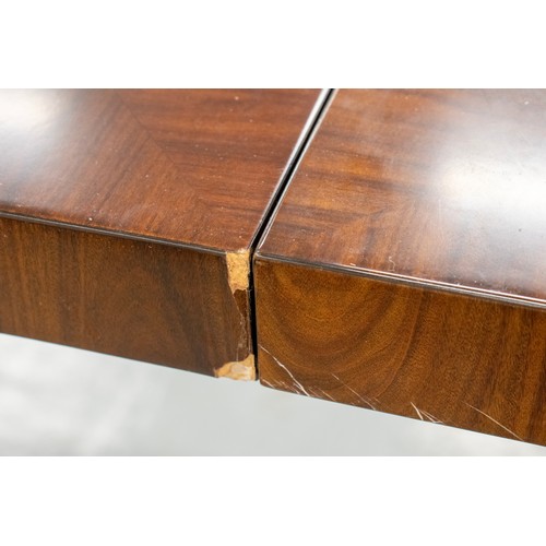 373 - GIORGIO COLLECTION EXTENDING DINING TABLE, walnut with two extra leaves, 77cm H x 117cm W x 200cm L ... 