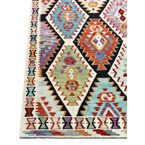 130 - FINE ANATOLIAN KILIM, 295cm x 200cm.