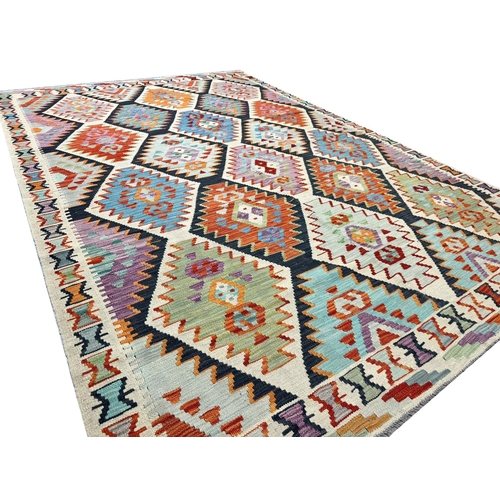 130 - FINE ANATOLIAN KILIM, 295cm x 200cm.