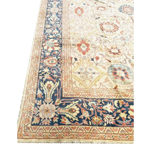 136 - FINE DECORATIVE SULTANABAD CARPET, 490cm x 335cm.