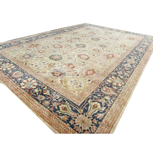 136 - FINE DECORATIVE SULTANABAD CARPET, 490cm x 335cm.